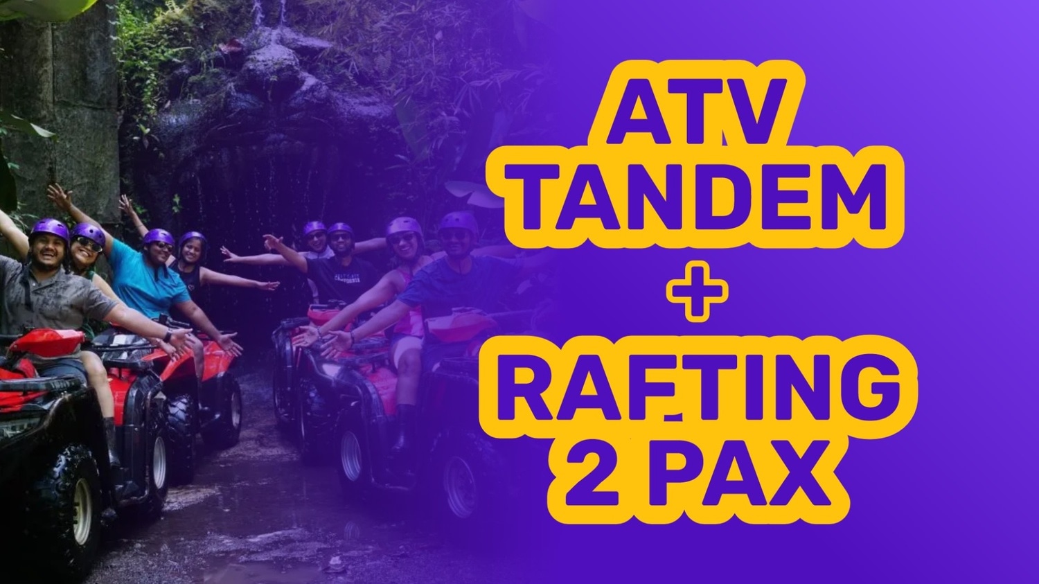 ATV Tandem + Rafting 2pax